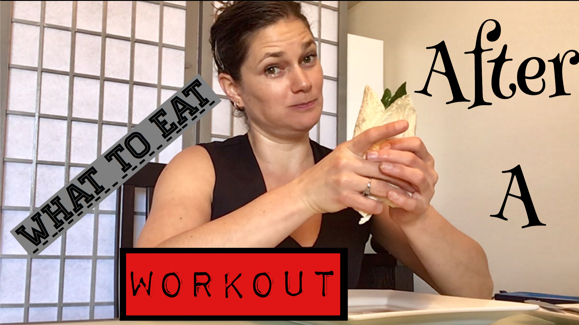 What to Eat After a Workout / Vegetarian Wrap Recipe - Abstract Fitness